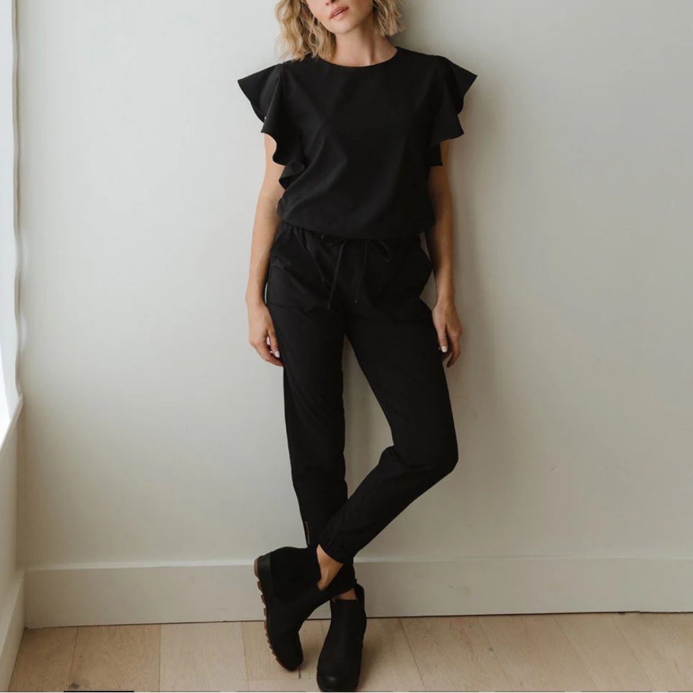 NWOT Black Albion Fit 9 to 9 Jumpsuit